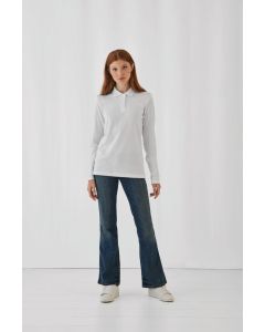 ID.001 Ladies long-sleeve polo shirt