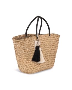 Rieten boodschappenmand