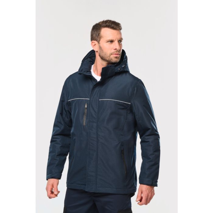Unisex performance parka met capuchon